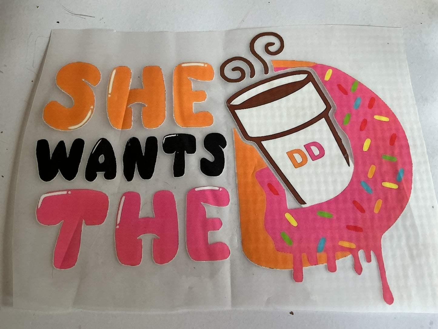 She wants the DD