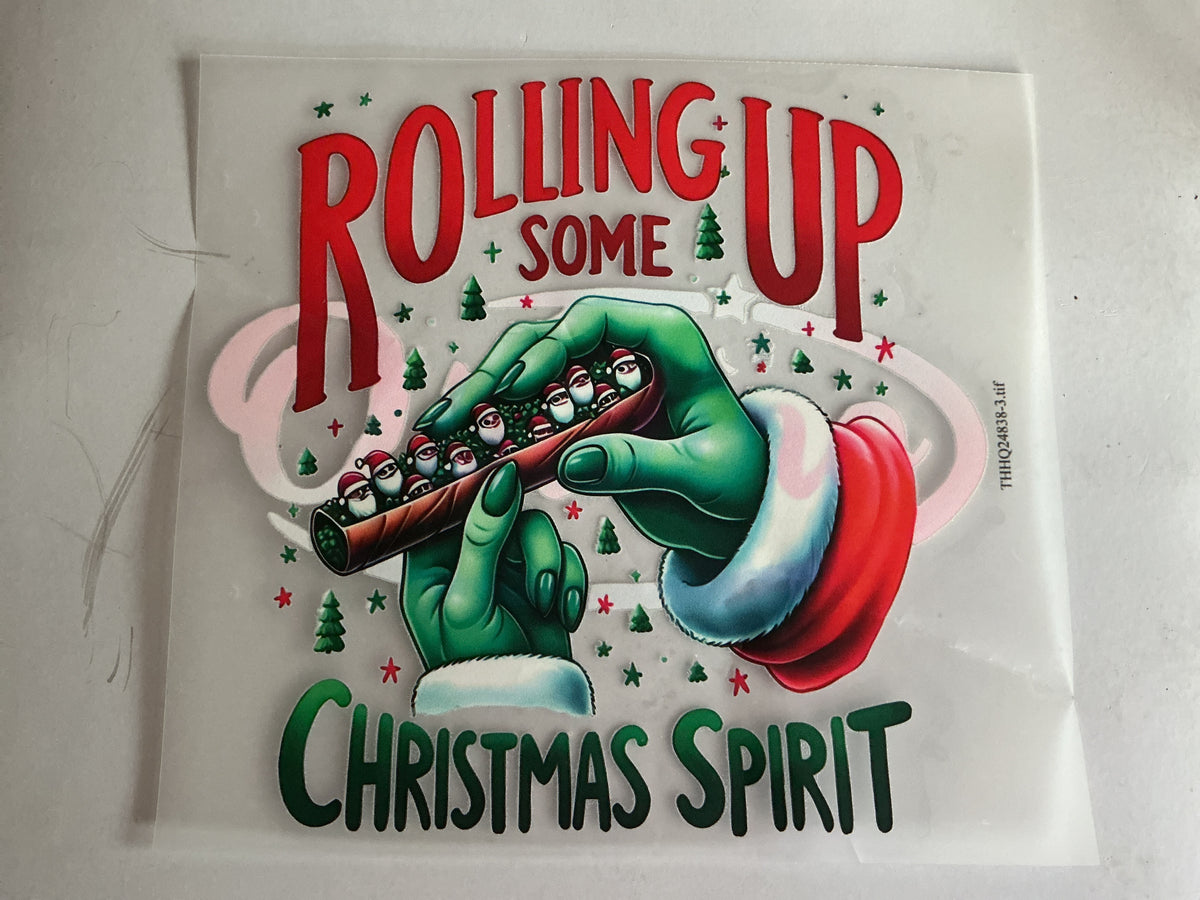 Rolling up some Christmas Spirit