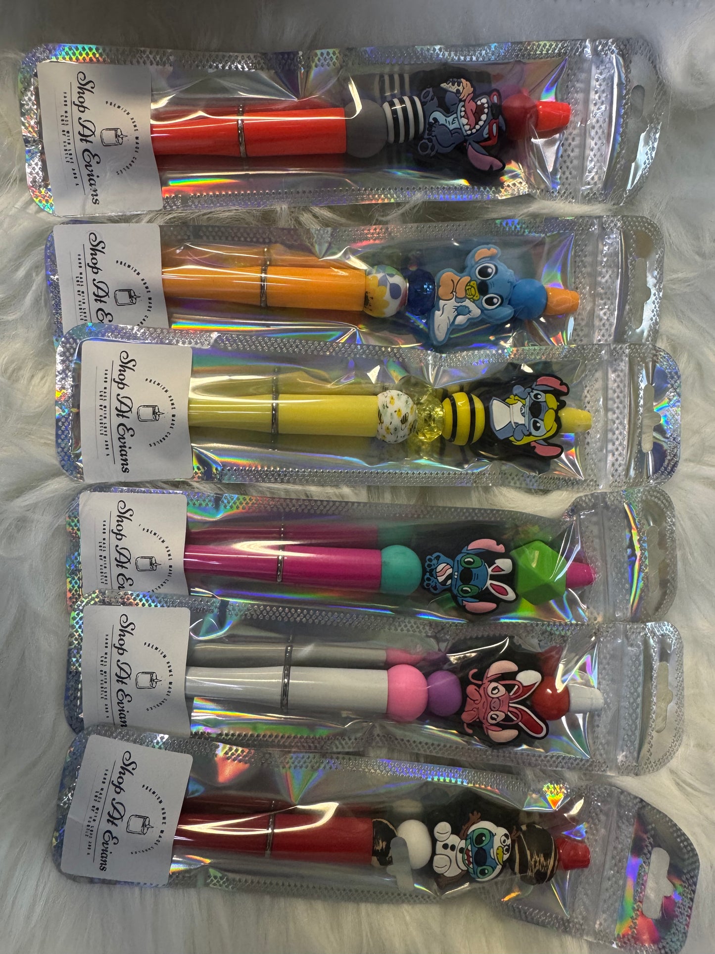 Character Beaded Pens
