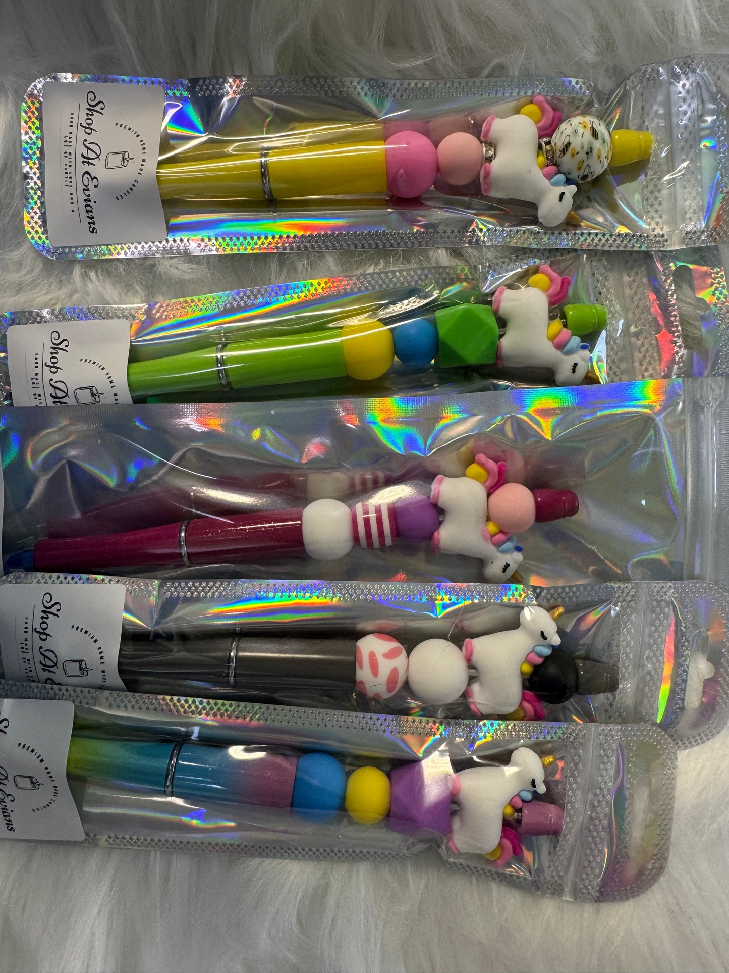 Assorted Beaded Pens