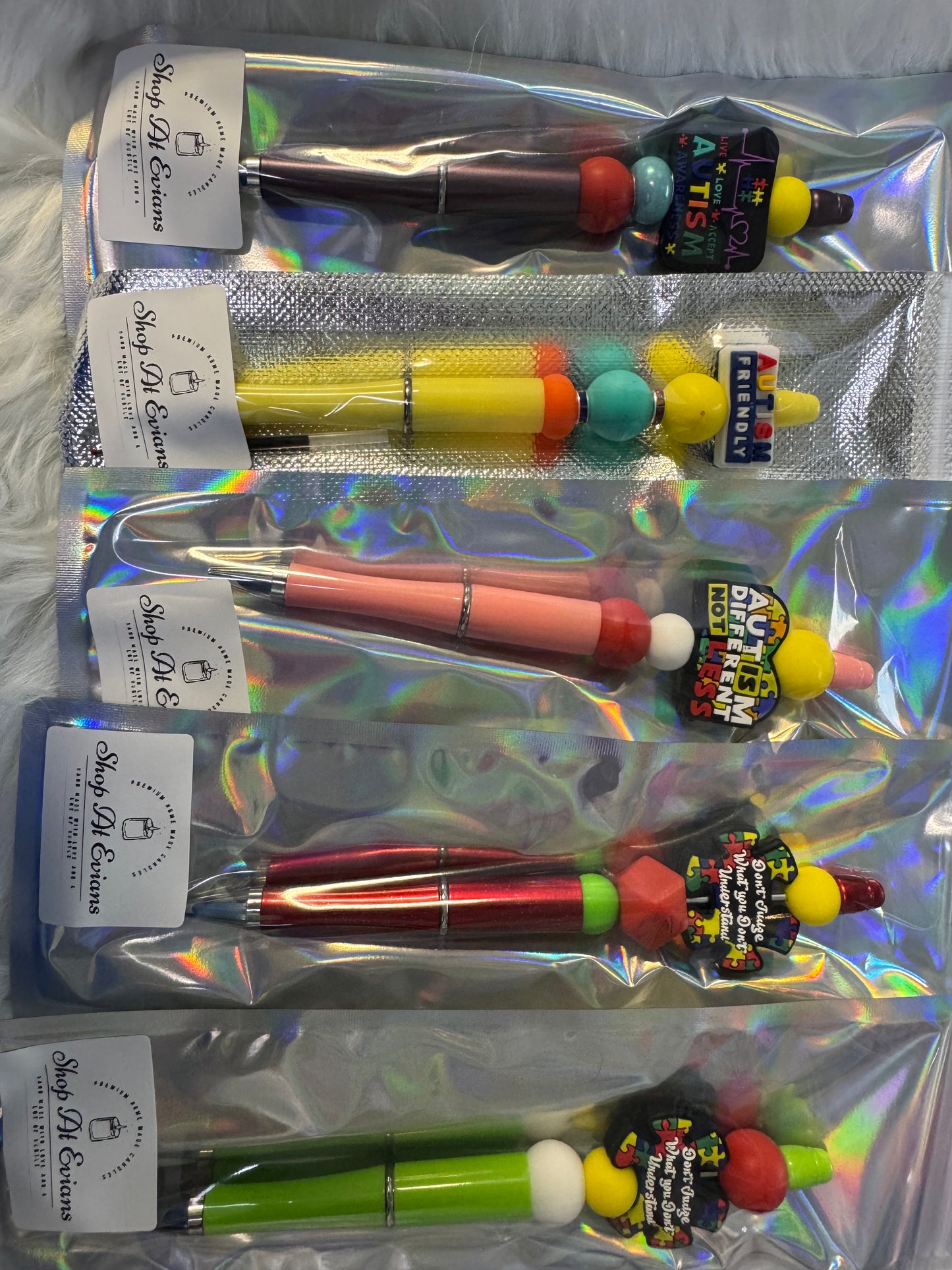 Assorted Beaded Pens