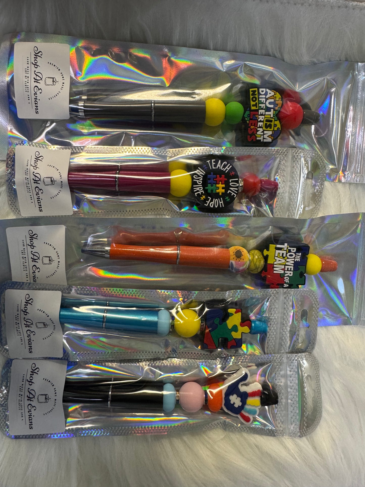 Assorted Beaded Pens