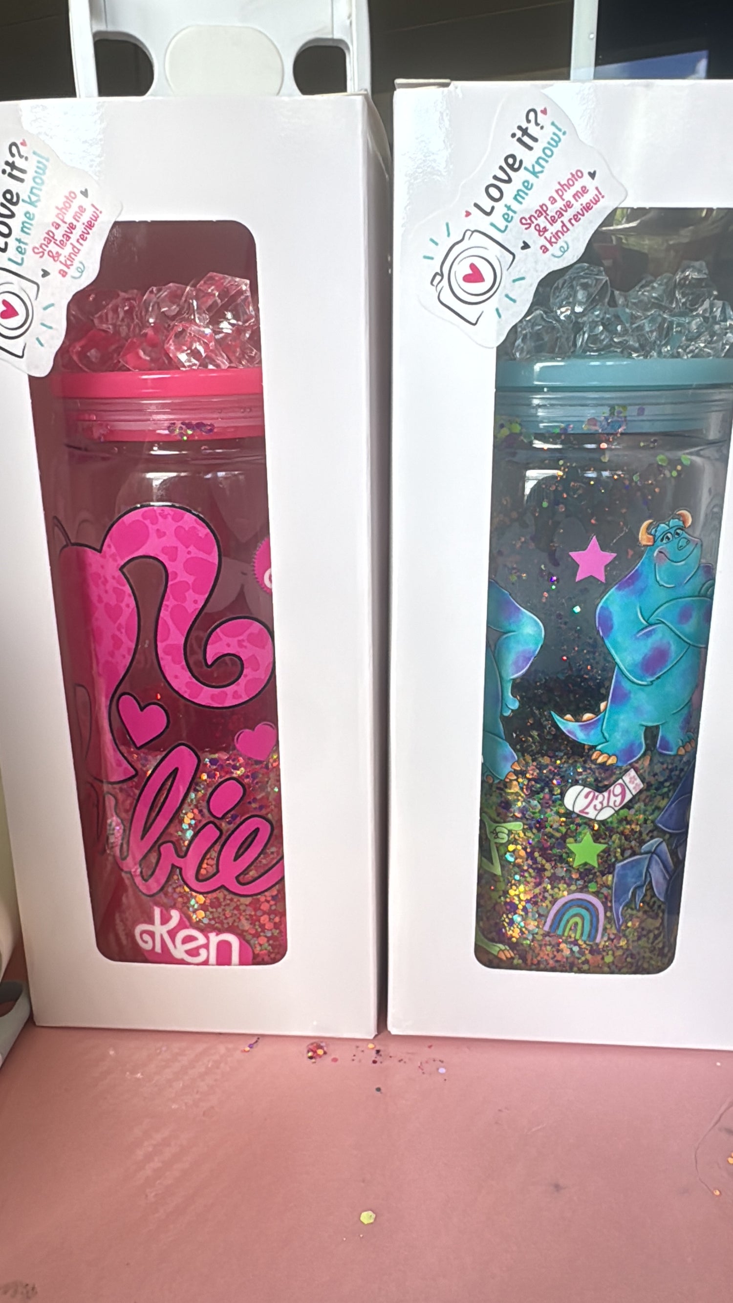 Premade 16oz SnowGlobe Cups