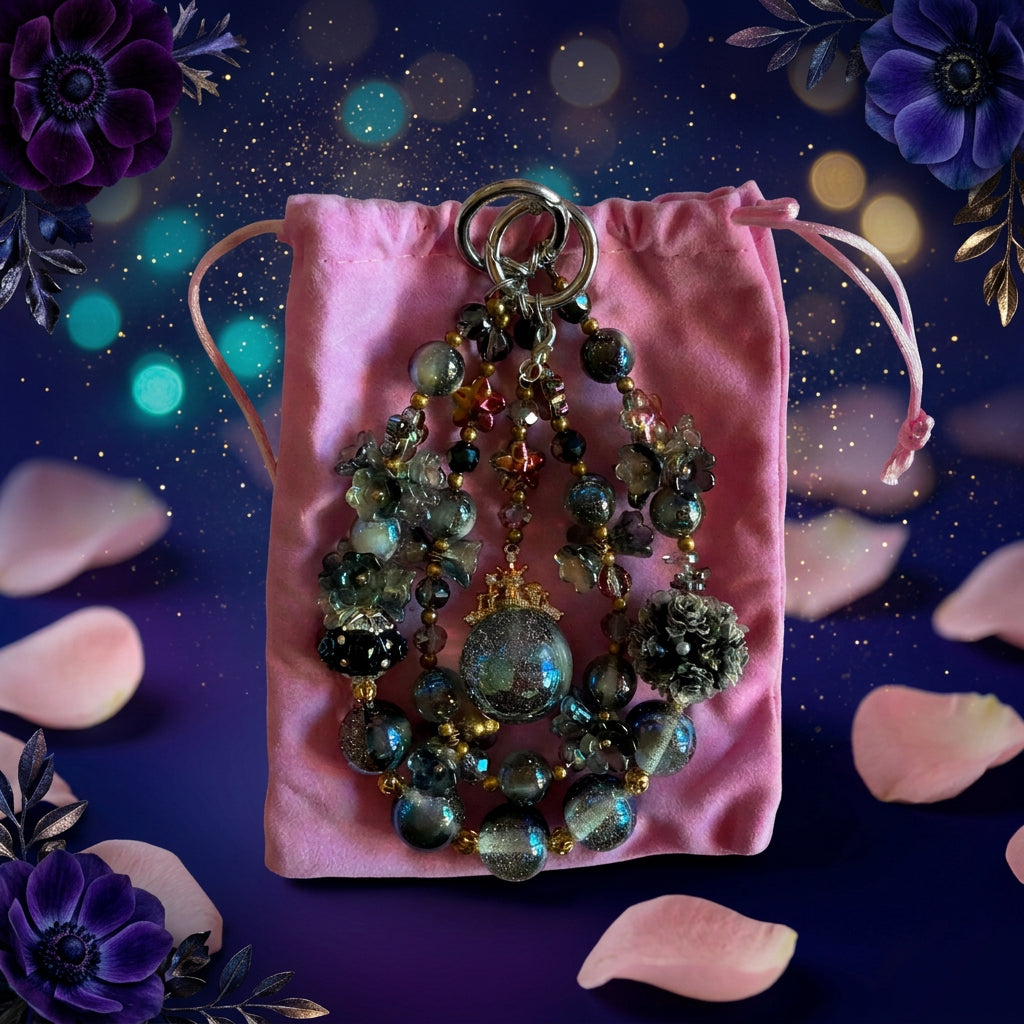 Blue Princess Keychain/Phone Chain