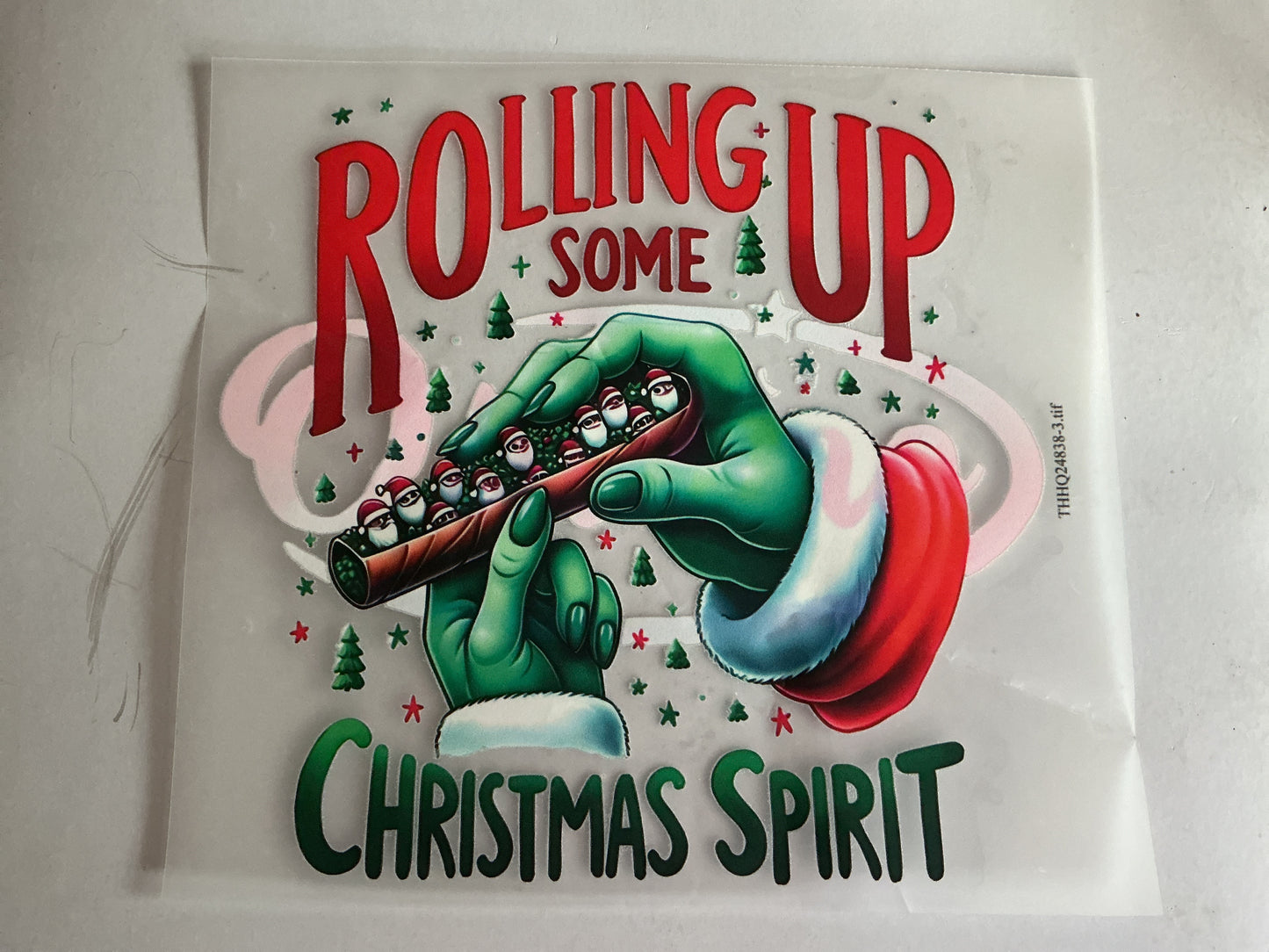 Rolling up some Christmas Spirit