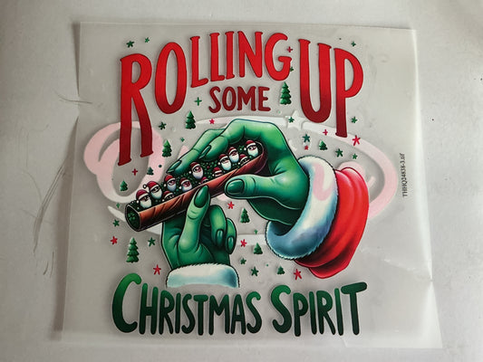 Rolling up some Christmas Spirit