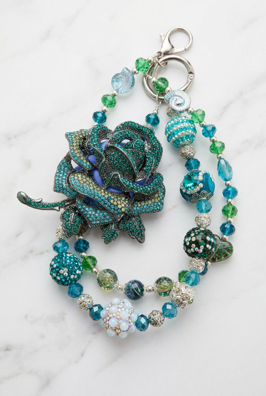 Rose Key Chain/ Phone Chain