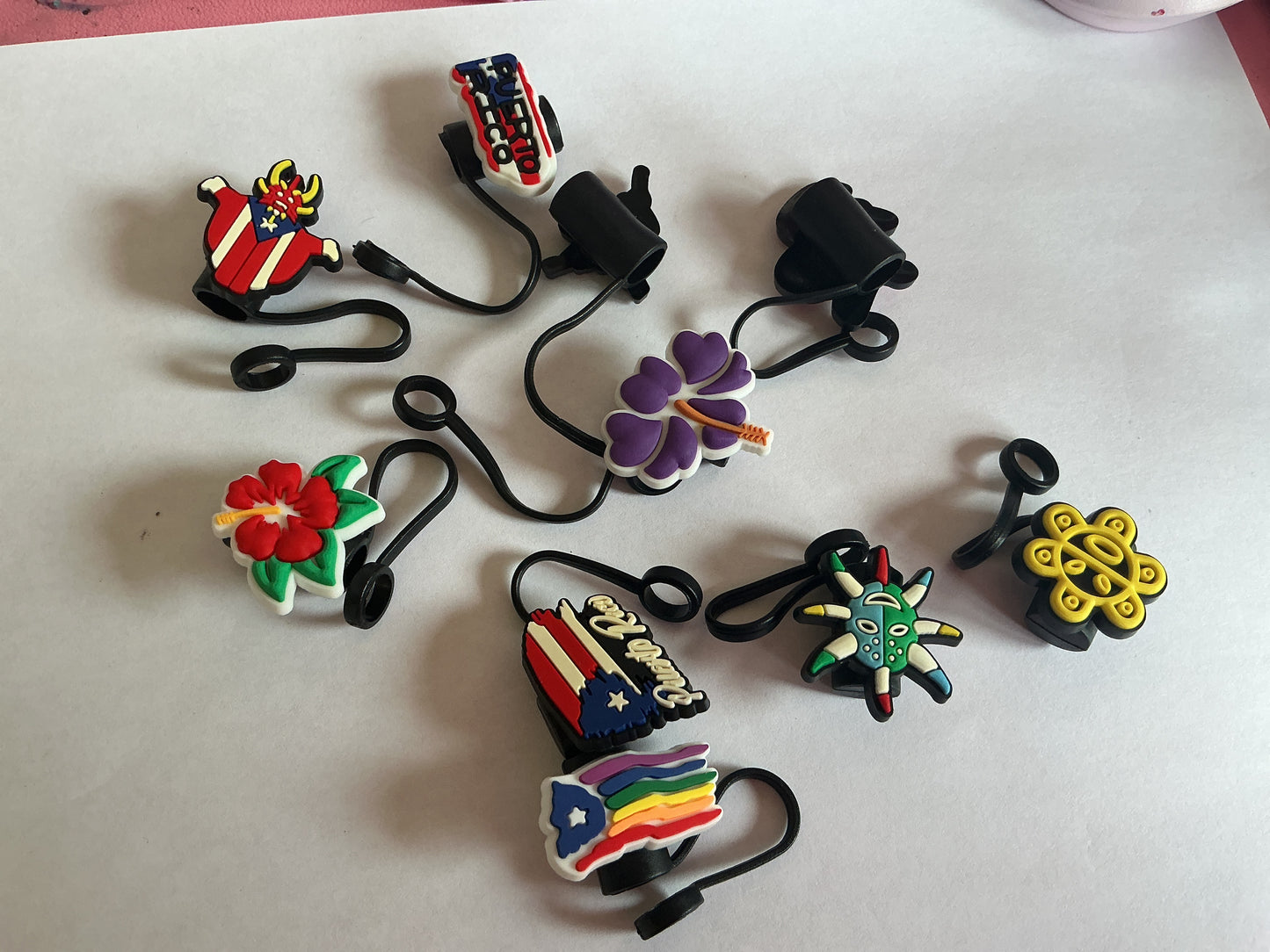 Assorted Puerto Rico Cup Toppers