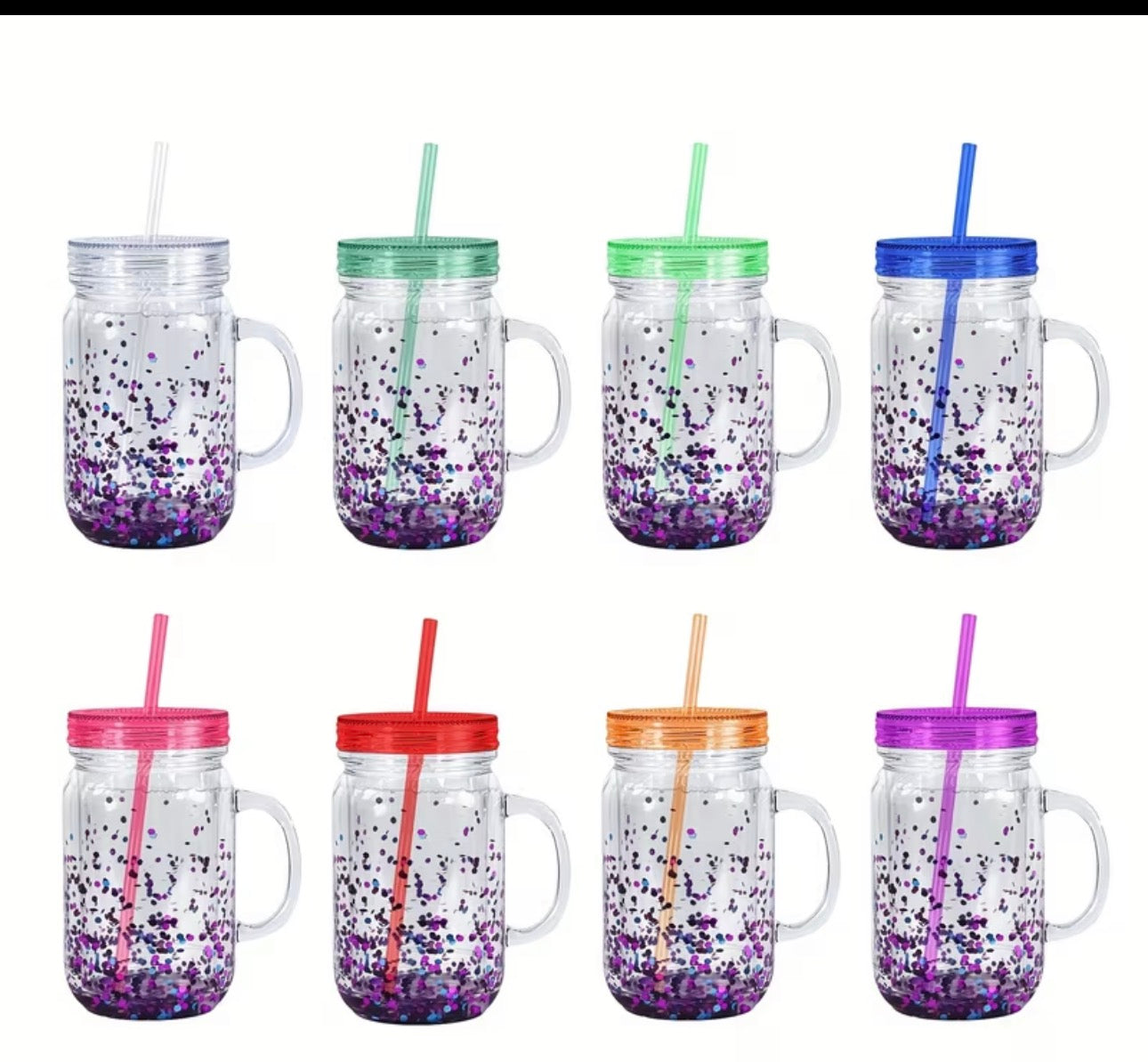 20oz Arylic Mug Snowglobe Tumbler