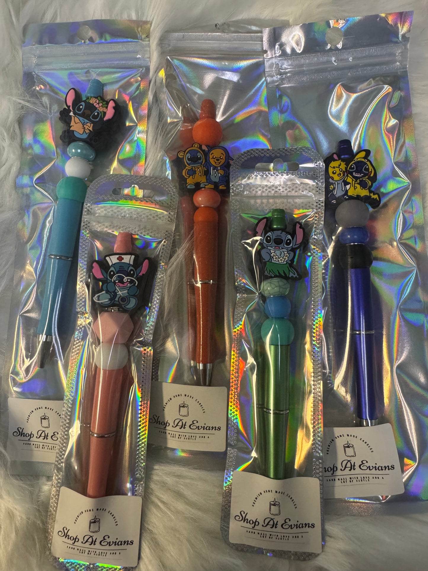 Character Beaded Pens