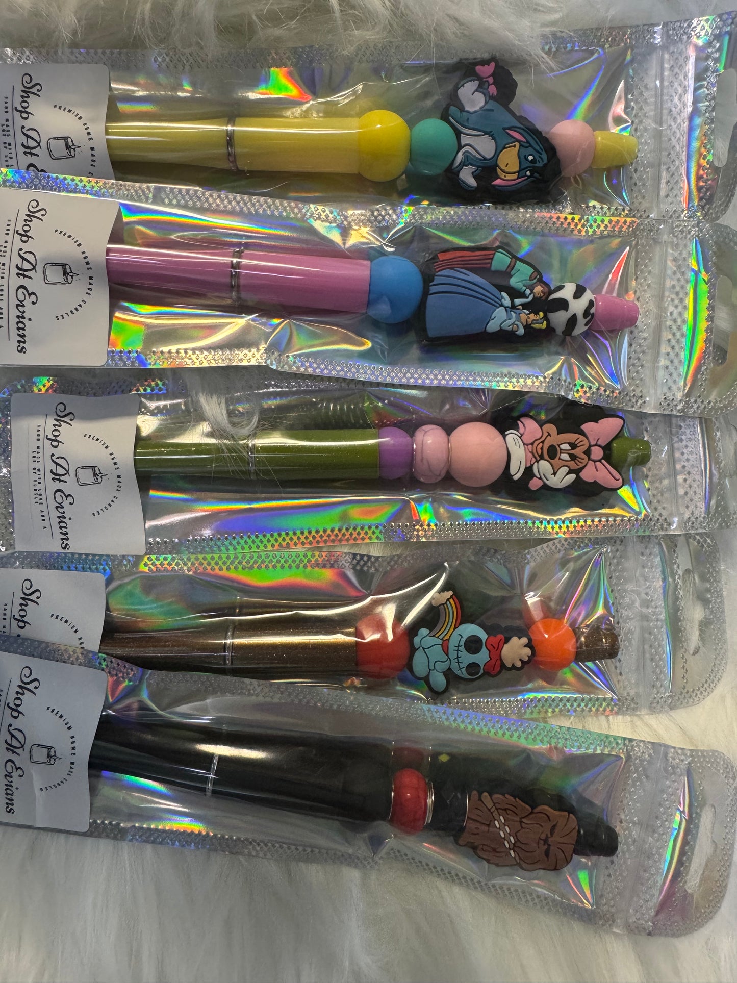 Character Beaded Pens