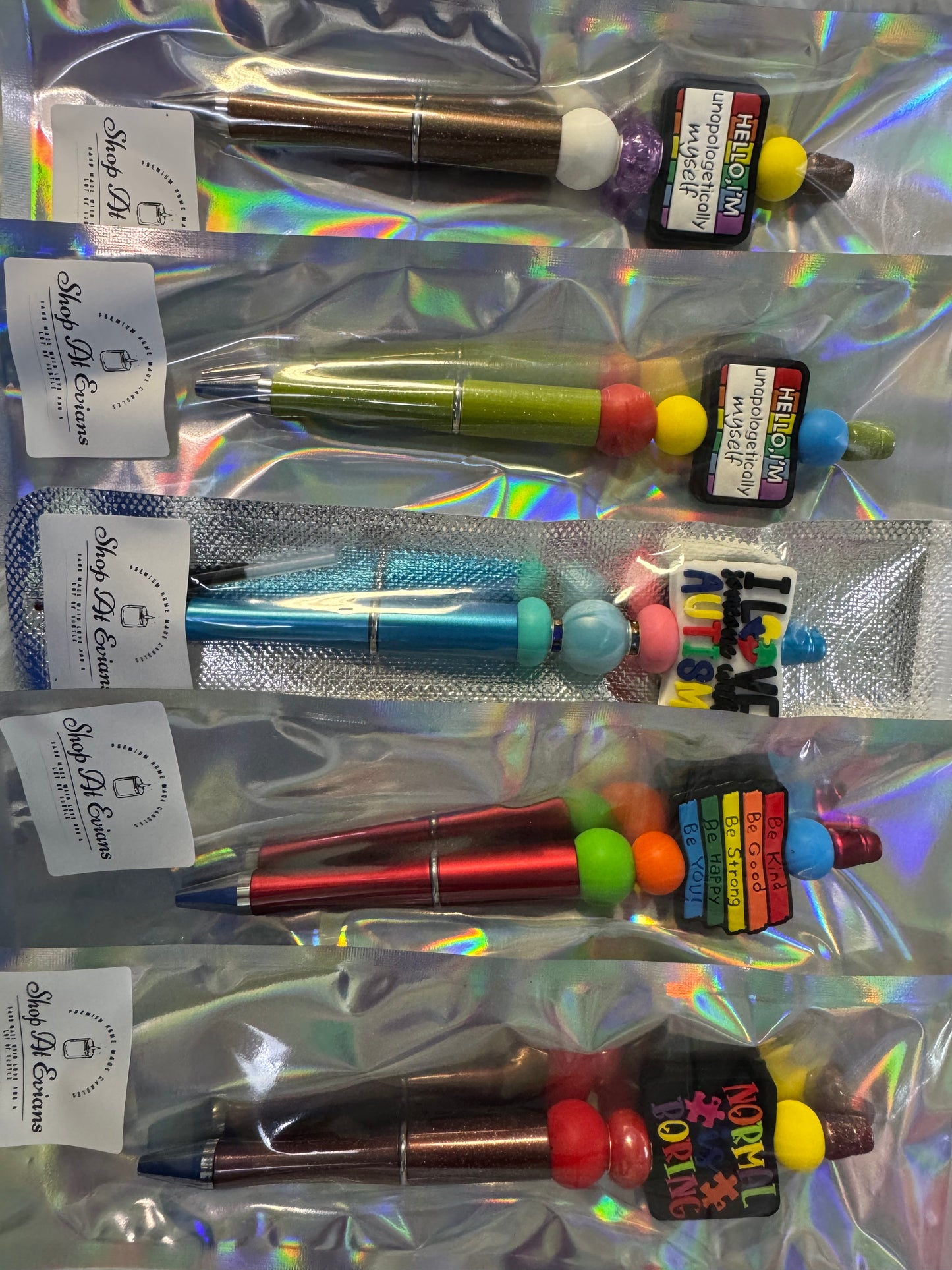 Assorted Beaded Pens