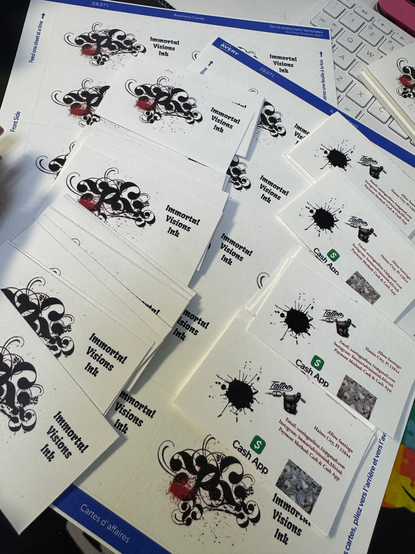 Customized Business Cards